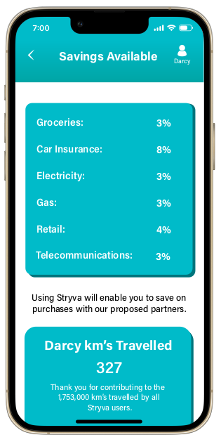 Save - Stryva App Screen